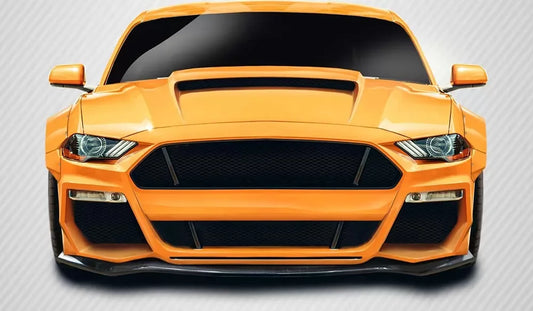 2018-2023 Ford Mustang Carbon Creations Grid Front Lip Under Spoiler - 1 Piece