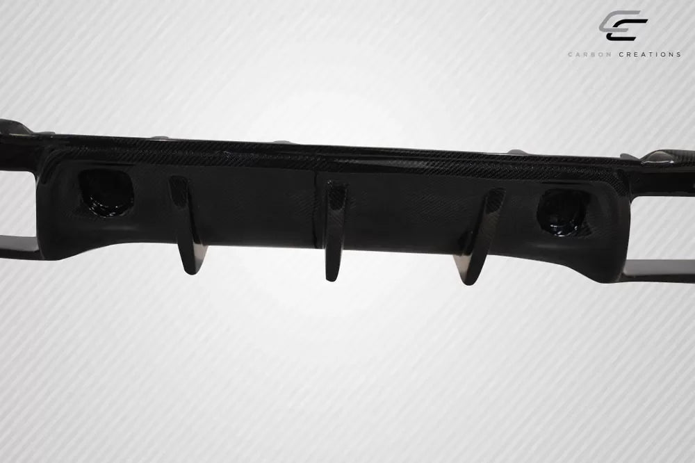 2018-2023 Ford Mustang Carbon Creations Grid Rear Diffuser - 1 Piece