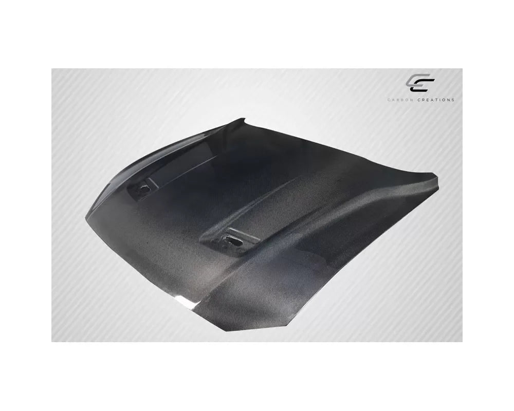 2018-2023 Ford Mustang Carbon Creations OEM Look Hood - 1 Piece