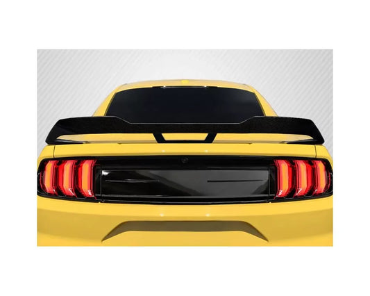 2015-2023 Ford Mustang Coupe Carbon Creations Performance PP1 Wicker Rear Wing Spoiler - 1 Piece