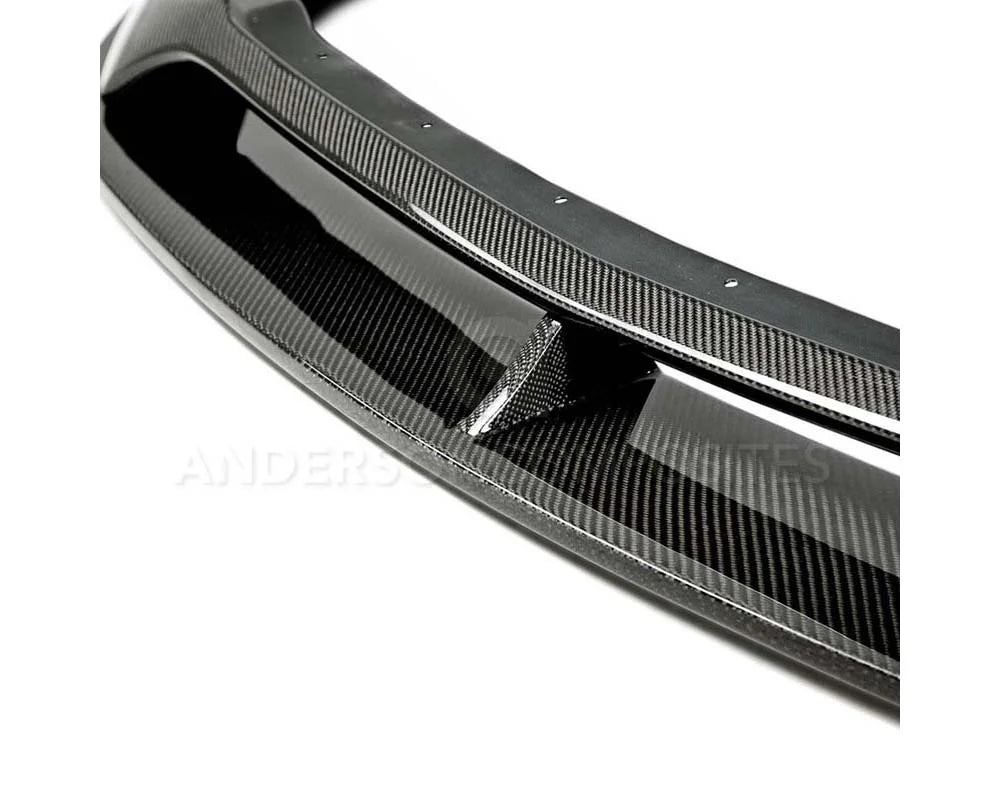 Anderson Composites Carbon Fiber Front Lip Type-AR Style Ford Mustang 2015-2023