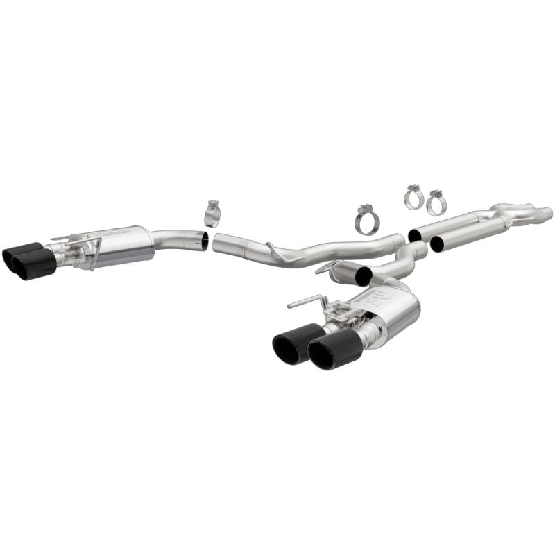 MagnaFlow Exhaust Products Competition Series Carbon Fiber Tips Cat-Back System Ford 5.2L V8