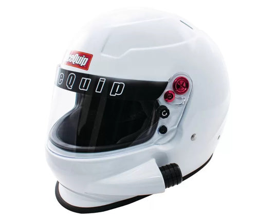 Racequip White SA2020 PRO20 Side Air Full Face Helmet, Small