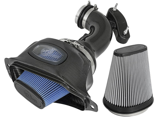 aFe Power 52-74201-C Black Series Momentum Carbon Fiber Cold Air Intake System Chevrolet Corvette 14-17 V8-6.2L (C7)