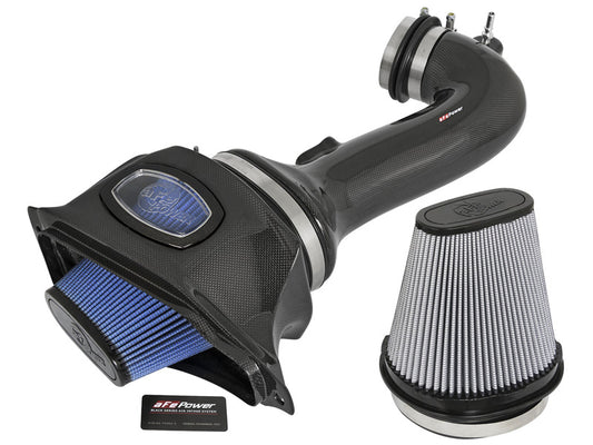 aFe Power 52-74202-C Black Series Momentum Carbon Fiber Cold Air Intake System Chevrolet Corvette Z06 (C7) 15-17 V8-6.2L (sc)