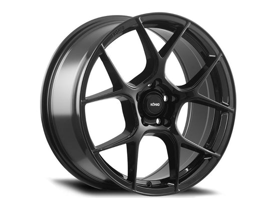 Konig Diverge Wheels 16x7.5 5x108 40mm Gloss Black