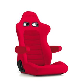 Bride EUROSTER II CRUZ (Red BE) Reclining Seat w/ Seat Heater