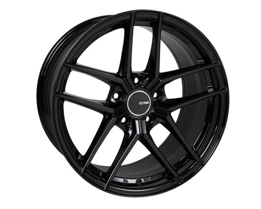 Enkei TY5 Wheel Tuning Series Gloss Black 19x8 5x114.3 40mm