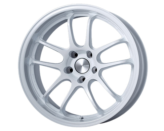 Enkei PF01EVO Wheel Racing Series White 18x9.5 5x120 20mm