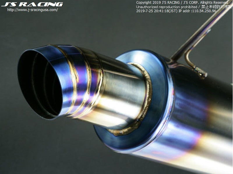 Js Racing FX-PRO 60RS Titanium Exhaust with EMS Acura RSX 2002-2006