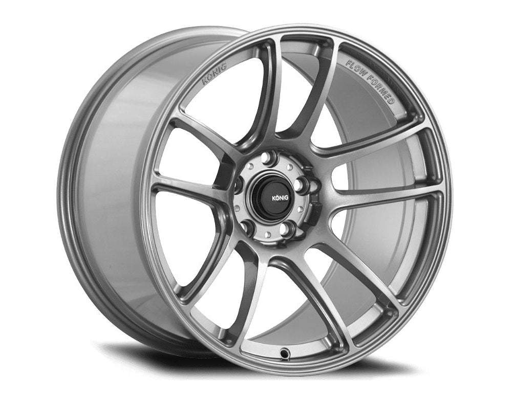 Konig Heliogram Wheels 18x12 5x114.3 20mm Titanium Metallic