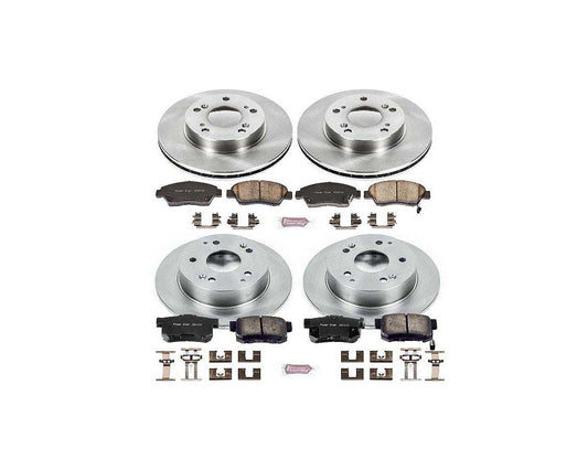 Power Stop Autospecialty Brake Kit Front & Rear Acura RSX 2002-2006