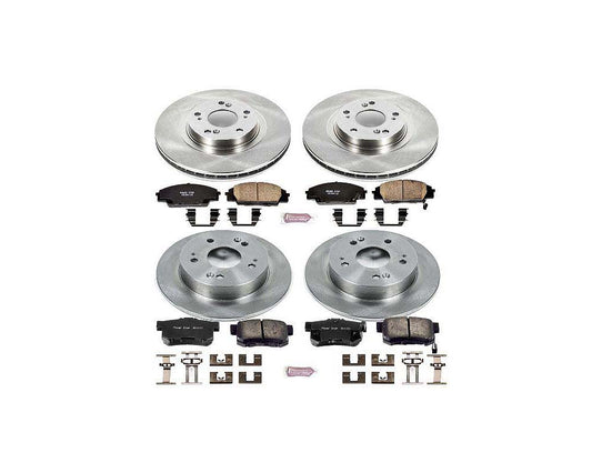 Power Stop Autospecialty Brake Kit Front & Rear Acura RSX 2002-2006