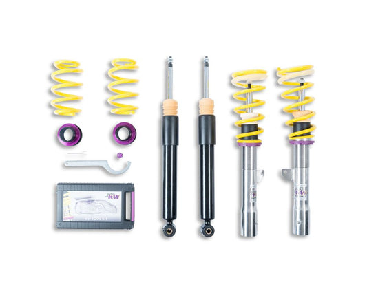 KW Coilover Kit V1 Honda Civic Coupe Hatchback Sedan with Rear Lower Fork Mounts 1996-2000