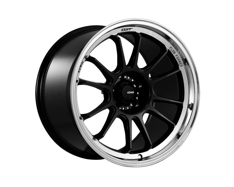 Konig Hypergram Wheel 17x9 5x114.3 25 Metallic Carbon w/Machined Lip