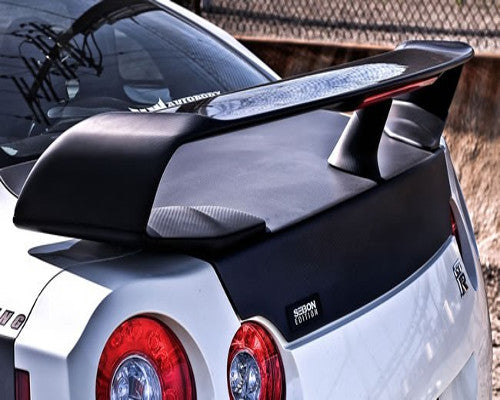 Seibon VSII Style Dry Carbon Fiber Rear Spoiler Nissan GT-R R35 2009-2021