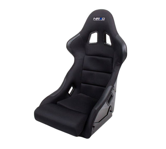 NRG Carbon Fiber Thick Weave Bucket Seat (Medium)