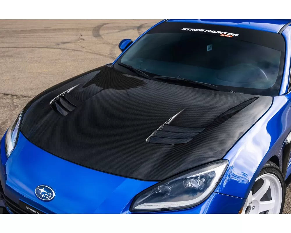 Street Hunter Carbon Fiber Hood w/ Carbon Fiber Vents Subaru | Toyota 2021-2023