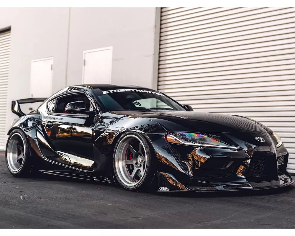 Street Hunter FRP Wide Body Full Kit Toyota Supra 2020-2023 + Carbon Fiber Front Lip and Rear Wing