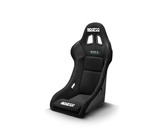 Sparco Black Vinyl 2020 EVO S QRT Competition Seat