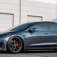 VR Aero Gloss Carbon Fiber Front Lip Spoiler Tesla Model 3 2018+