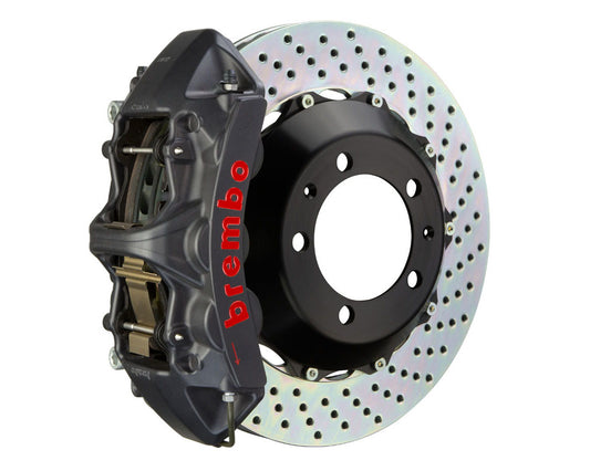 Brembo GT-S Rear Big Brake Kit 380x32 6-Piston Drilled Rotors, Chevrolet, Corvette C8, 2020-2023, Model #2M1.9007AS