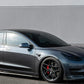 VR Aero Gloss Carbon Fiber Side Skirts Tesla Model 3 2018+