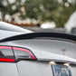 VR Aero Matte Carbon Fiber Trunk Spoiler Tesla Model 3 2018+