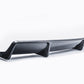 VR Aero Gloss Carbon Fiber Rear Diffuser Tesla Model 3 2018+