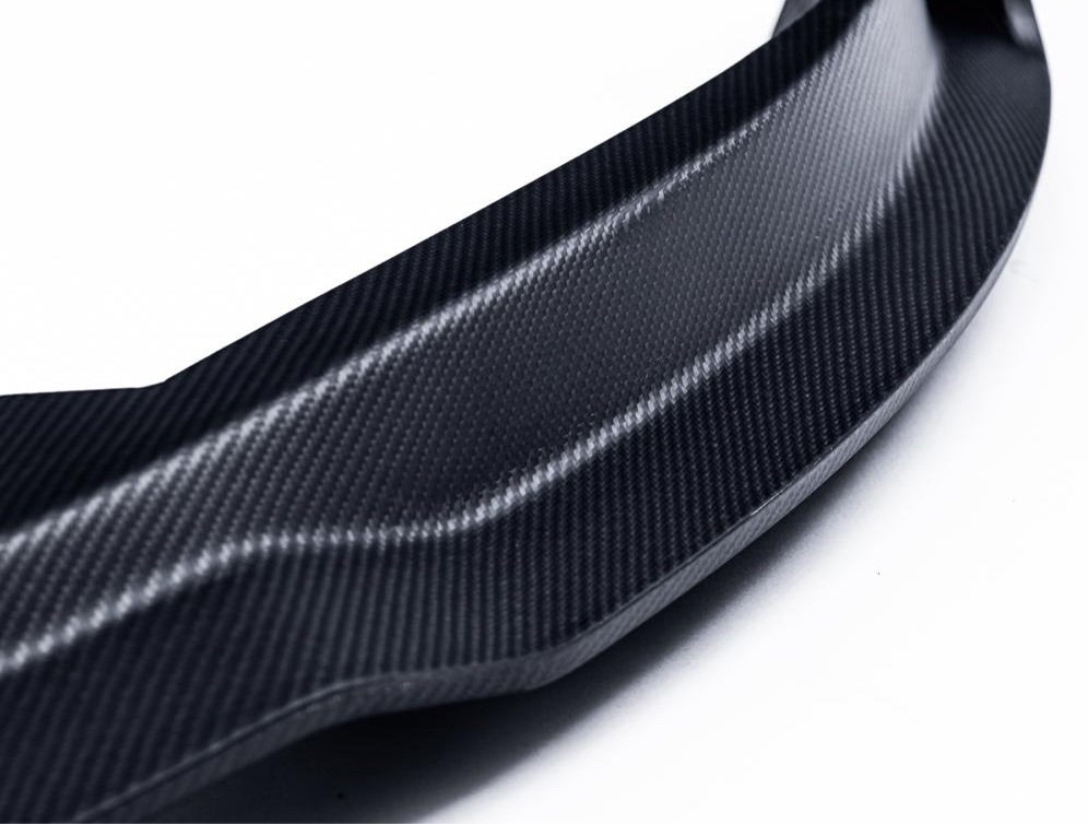 VR Aero Matte Carbon Fiber Front Lip Spoiler Tesla Model 3 2018+